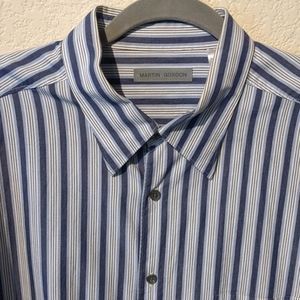 Martin Gordon, XL,classic fit, navy/white